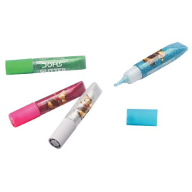 DOMS Turquoise Blue Glitter Glue Tube – 15 ml (2 Pcs)