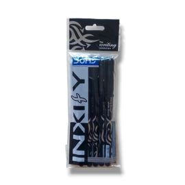 DOMS INXIFY 0.6 mm Black Ball Pens (5Pcs)