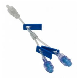 10 cm IV Extension Line with Needle-Free Valves and Flow Regulator (25 Pcs)