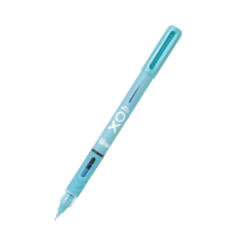Hauser INX XO Liquid Ink Fountain Pen with Smooth Round Iridium Nib and 4 XL Blue Ink Cartridges