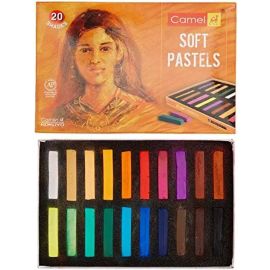 Camlin Artist Soft Pastels Set - 20 Vibrant Shades