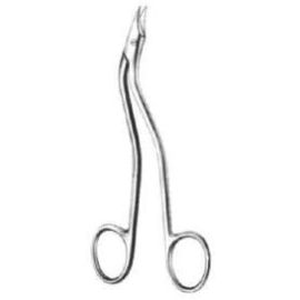 Heath Suture Cutting Scissors – 15 cm Curved Serrated Blades