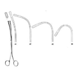 Randall Kidney Stone Forceps Set of 4 – Comprehensive Curved Stainless Steel Surgical Instruments for Urological Procedures