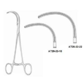 Glover Atraumatic Anastomosis Clamp, Curved Jaws, 7 to 8 Inches – Stainless Steel Vascular Surgical Instrument