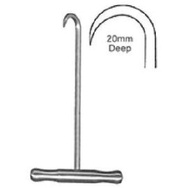 8-Inch T-Handle Bone Hook – Stainless Steel Orthopedic Surgical Instrument