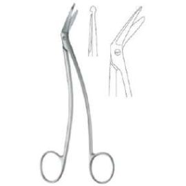 Schmieden-Taylor Dura Scissors, 5-3/4" Angled, Probe Pointed, Stainless Steel