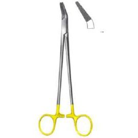 Finochietto Needle Holder 8 inches with Tungsten Carbide Tips – Angled Serrated Jaws
