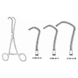 DeBakey Atraumatic Vascular Clamp with Serrated Jaws, 6 to 7 Inches – Stainless Steel Surgical Instrument