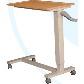 Vivan - Adjustable Bedside Table with Hydraulic Height Adjustment and Membrane Pressed Top (1 pcs)