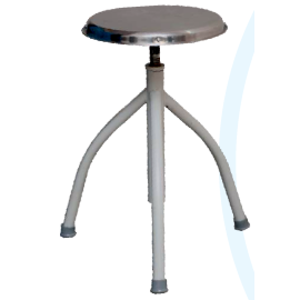 Vivan - Adjustable Revolving Stool with Stainless Steel Top (1 pcs)