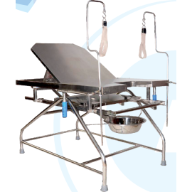 Vivan - Stainless Steel Labour Table with Adjustable Positions – Durable & Hygienic