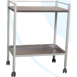 Vivan - Stainless Steel Instrument Trolley with Protective Railings 001