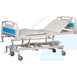 Manual ICCU Bed with ABS Head/Foot Panels and Collapsible Aluminum Railings (1 pcs)