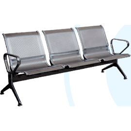 Vivan - Stainless Steel 3-Seater Reception Bench