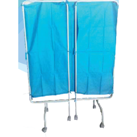 Vivan - Three-Fold Privacy Screen with Removable Cloth Panels
