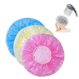 21-Inch Disposable Waterproof Shower Cap LDPE Material (1000 pcs)