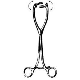 Shirodkar Collin Uterus Holding Forceps – 25 cm Stainless Steel