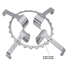 Dennis Browne Ring Retractor Small/ LARGE – Stainless Steel Surgical Instrument with Four Doyen's Blades