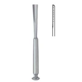 Stille Bone Gouge – 20 cm Surgical Instrument, Available in Straight and Curved Profiles with Blade Widths from 6 mm to 25 mm