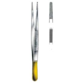 Standard Dissecting Forceps 6 to 8 inch with Plain/Toothed Tungsten Carbide Tips