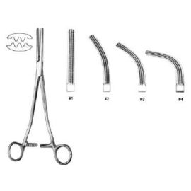 Rogers Hysterectomy Clamp – 8.75-inch Stainless Steel with Atraumatic Serrated Jaws