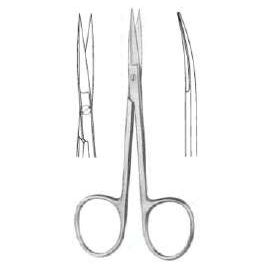 Stainless Steel Iris Scissors – Straight & Curved Blades 3.5 to 4.5 inches