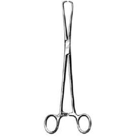 Tenaculum Forceps – Stainless Steel, Available in Straight and Curved Designs 8 to 10 inches