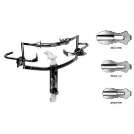 Dingman Mouth Gag Set with 3 Interchangeable Tongue Blades – Stainless Steel Surgical Instrument