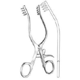 Mollison Mastoid Self-Retaining Retractor, 4 to 10 inches Curved, Stainless Steel