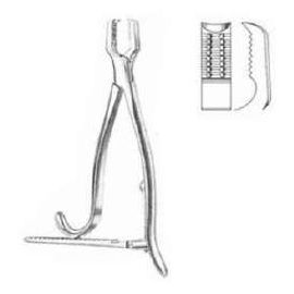 Kern Bone Holding Forceps with Ratchet – Stainless Steel Surgical Instrument, Available in 6.5 to 13 Inch Lengths