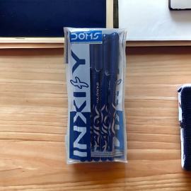 DOMS INXIfY Blue Ball Pen (5 Pcs)