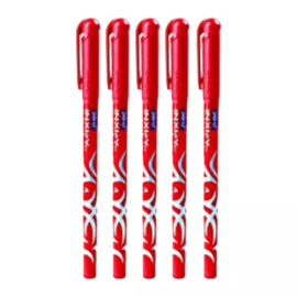  DOMS INXIFY Softy 0.6 mm Red Ball Pens (5 Pcs)