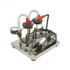 Manual Foot-Operated Suction Machine with Durable Steel Base