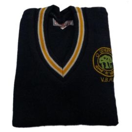 Vishnu Bhagwan Public School - sweater Dark Blue color