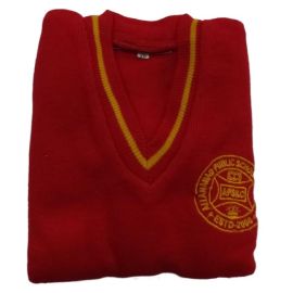 Allahabad Public School - Sweater for Primary Wing Red Color