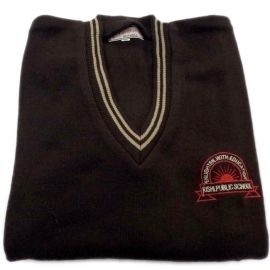 Rishi Public School - Sweater Dark Brown color