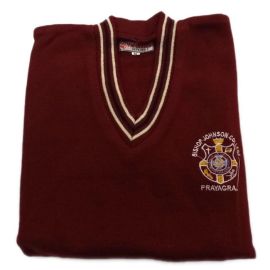 Bishop Johnson School and College - Sweater Red Color