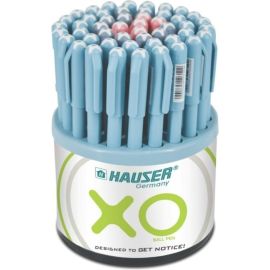 Hauser XO RT 0.7 mm Retractable Ball Pen | Smooth Writing with Ergonomic Grip | Available in Blue, Black, and Red Ink | Stand Pack of 50/100 Pens