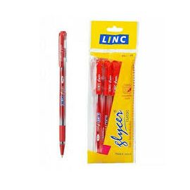 OMS Everyday DF 0.6mm Red Ball Pen - Pack of 5