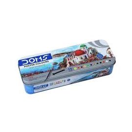 Doms Poster Colours Set - 12 Vibrant Shades for Creative Art Projects
