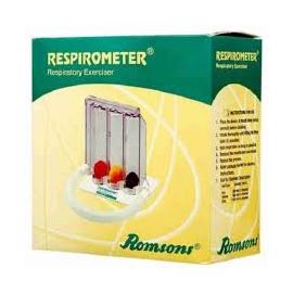  Romsons Respirometer – 3-Ball Incentive Spirometer for Lung Exercise and Respiratory Therapy