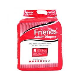 Friends Premium Adult Diapers – Available in Multiple Sizes, Pack of 10
