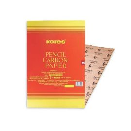 Kores Pencil Carbon Paper 5010 – White, 100 Sheets, Non-Smudge, 8.27 x 13 Inches