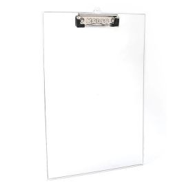 Kores Transparent Exam Pad – Durable A4 Size Writing Board with Anti-Rust Clip