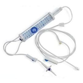 Micro Drip IV Infusion Set with Precision Flow Regulator and 23G Needle (25 Pcs)