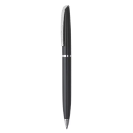Hauser Dignity Black & Chrome Ball Pen – 0.7 mm Fine Point, Refillable, Twist Mechanism, Blue Ink
