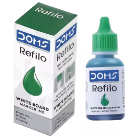 DOMS Refilo Green Whiteboard Marker Ink Refill – 100 ml"