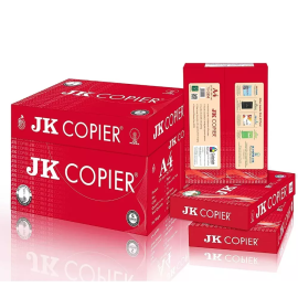JK Copier 75 GSM A4 Size Multipurpose Paper 500 Sheets White (Pack of 5 Ream)