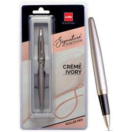 Cello Signature Origin 0.5 mm Blue Ink Roller Ball Pen – Premium Gift for Father's Day