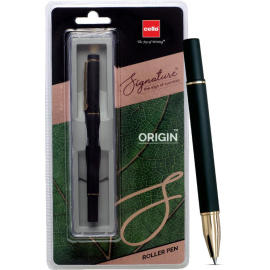 Cello Signature Origin 0.7 mm Blue Ink Roller Pen – Premium Gift for Father's Day